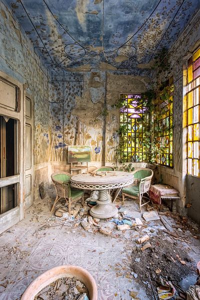 Villa italienne avec jardin d&#039;hiver - Lost Place par Gentleman of Decay