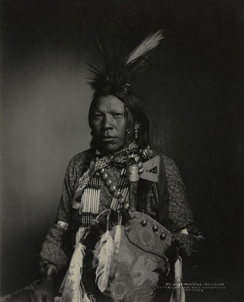 Runs Medicine, Arapahoe, c. 1898 by Atelier Liesjes