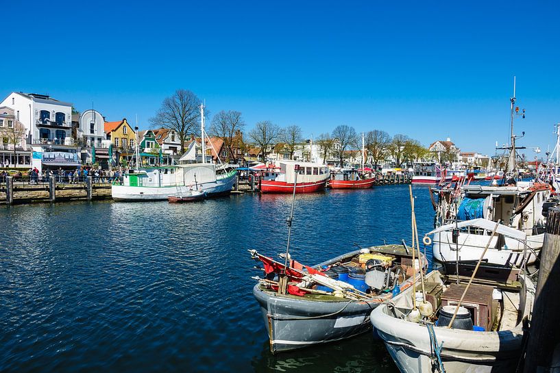 Blick auf den Alten Strom in Warnemünde von Rico Ködder