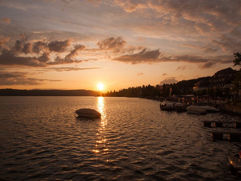 Sunset on Lake Constance by Rinke Velds