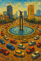 Jakarta in Wild Strokes