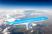 KLM McDonnel Douglas MD-11 high above Eastern Europe
