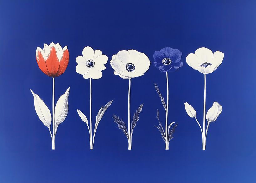 Five flowers by Andreas Magnusson