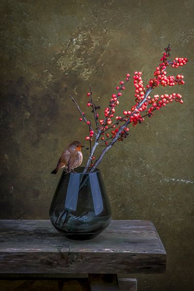 Nature morte au rouge-gorge par By Marjolein Design