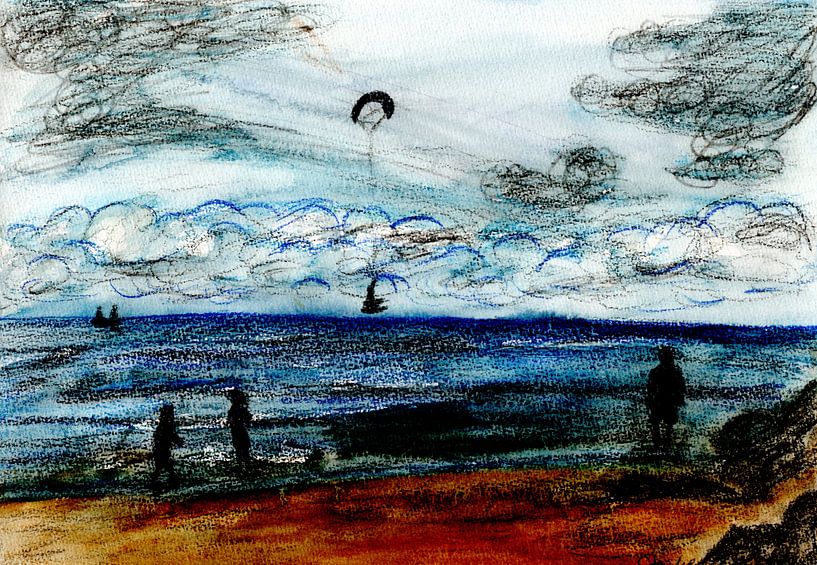 Kitesurfing in Denmark by Sandra Steinke