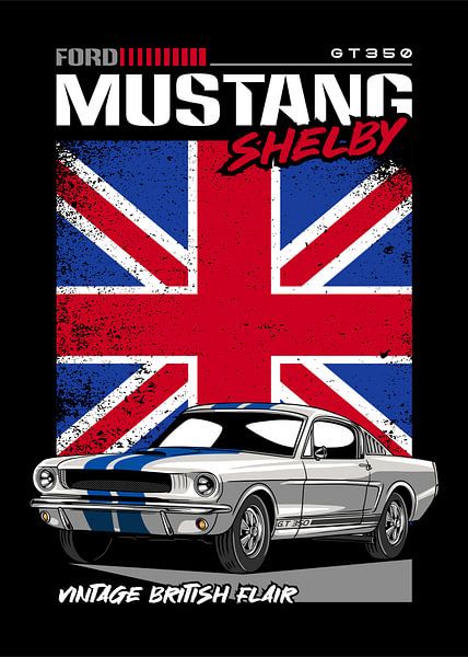 Ford Mustang Shelby GT350 Muscle Car von Adam Khabibi