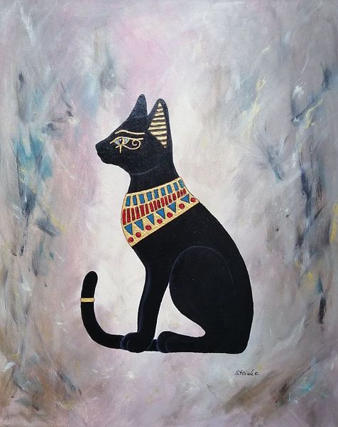 Egyptian cat by Sandra Steinke