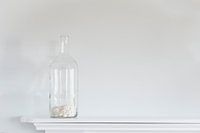 Flasche mit Muscheln