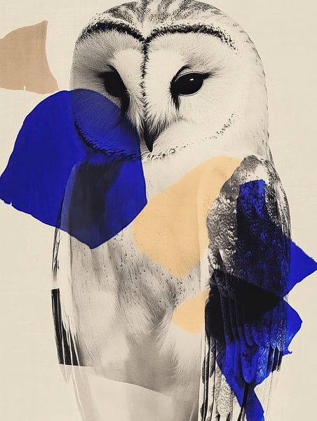 Owl in Abstraction by Franka Poulain