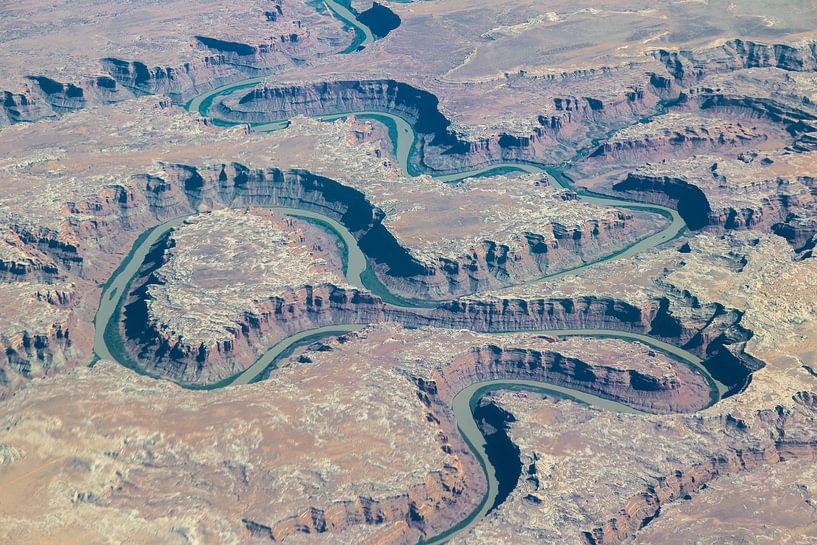 Meandering river by Peter Leenen