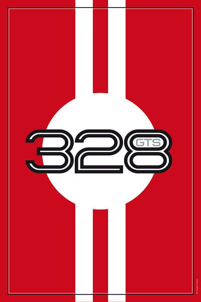 Ferrari 328 GTS, racing car design by Theodor Decker