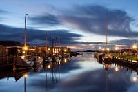 Hafen Zoutkamp bei Sonnenaufgang