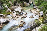 Long exposure of the Tolmin Gorge