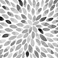 Coups de pinceau en noir et blanc