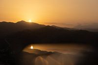 Sunset in the mountains