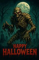 Untote Mumie halloween horror