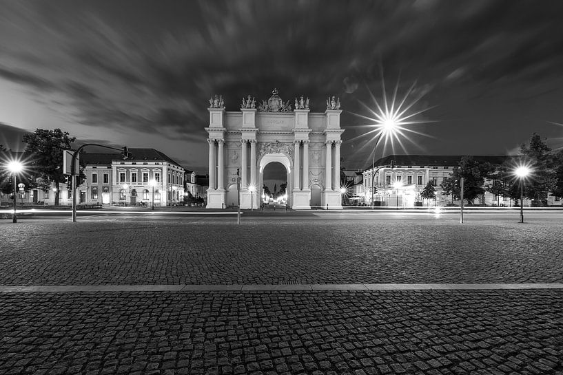 Potsdam Brandenburg Gate and Luisenplatz by Frank Herrmann