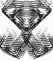 Abstraktes Schwarz-Weiß