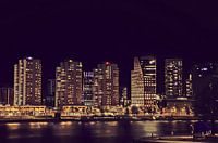 Skyline Rotterdam painting