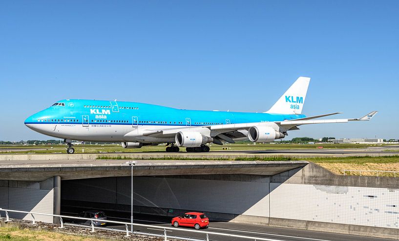 KLM Boeing 747-400 City of Johannesburg. by Jaap van den Berg