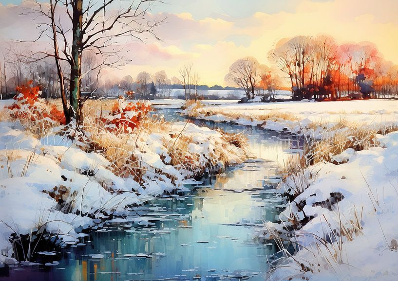 Winter Art 32938 von Blickfänger Gemälde