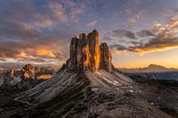 Drei Zinnen Sonnenuntergang