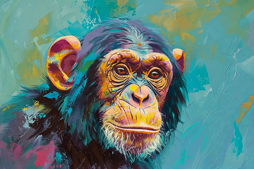 Schimpanse von Poster Art Shop