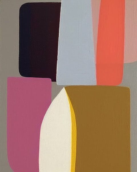 Bunte abstrakte und moderne Formen von Studio Allee