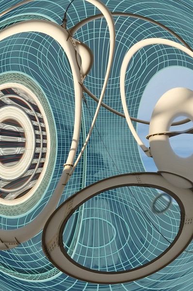 Das Meer als abstrakte Farbfotografie von Luci Boreali