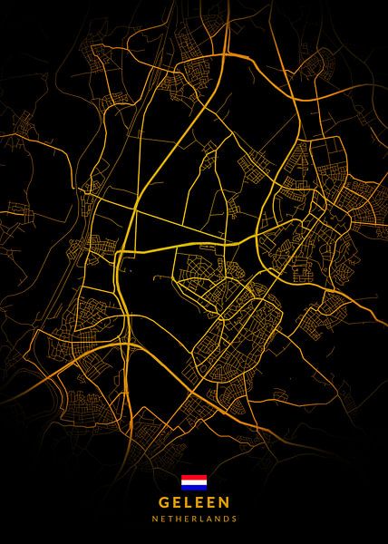 Geleen Stadsplattegrond van Kenda Maruyama