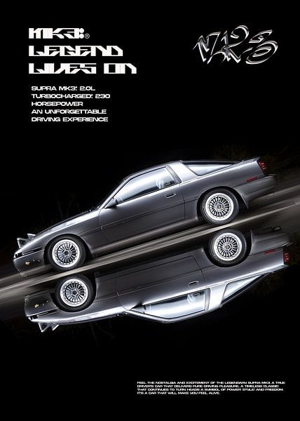 Supra MK3 Poster by Ali Firdaus