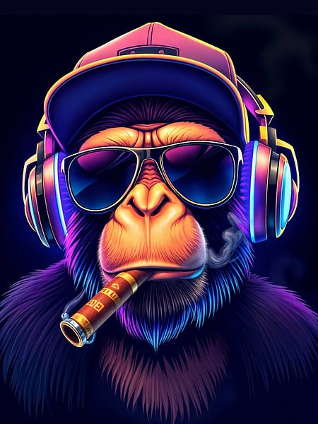 Casque de singe par Rizal Azhari