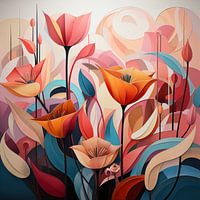 Blumen - Bunt und abstrakt