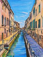 Venice Canal Painting
