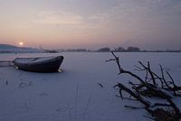 Boat in Nijmegen's Little Waal