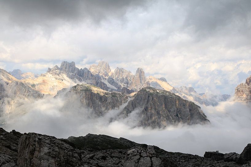 Gewitterhoch in den Dolomiten bei Cortina von Gerben Tiemens