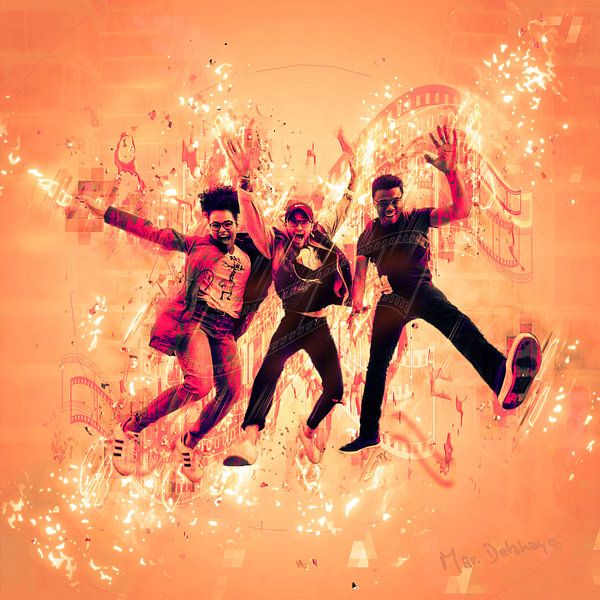 Life is a celebration! by Marjoline Delahaye