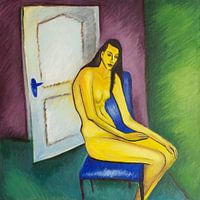 Yellow Figure (A la Kirchner)