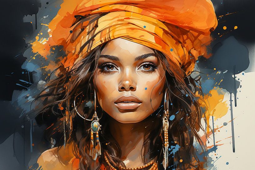 Jeune femme africaine avec des dreadlocks par Animaflora PicsStock