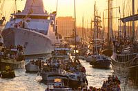 Amsterdam Sail 2015 im Abendlicht