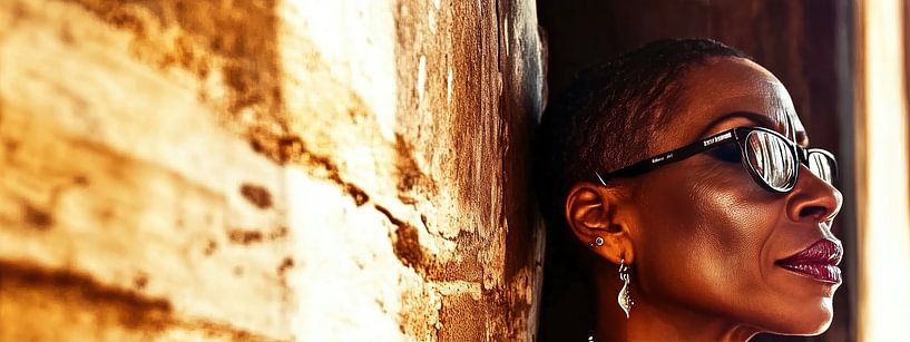 Woman in the sunlight by Frank Heinz