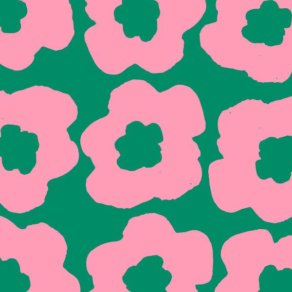 Blumen Markt von Mad Dog Art