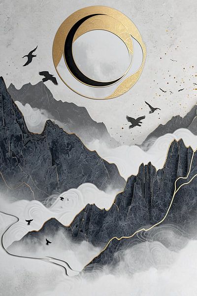 Chinese landscape by haroulita