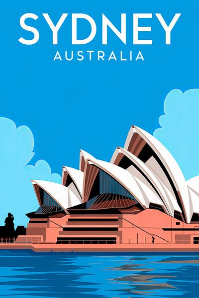 Sydney, Australië. van Poster Art Shop