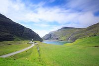 Das Dorf Saksun auf den Färöer Inseln