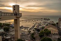 Lacerda-Aufzug in der Stadt Salvador, Bahia, Brasilien