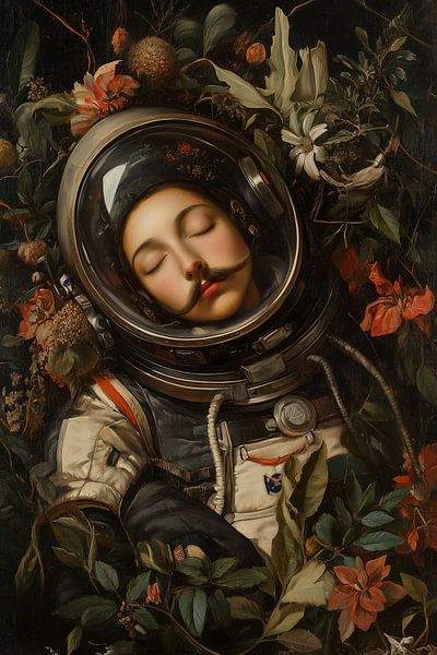 Schlafender Astronaut von Computer Dreams