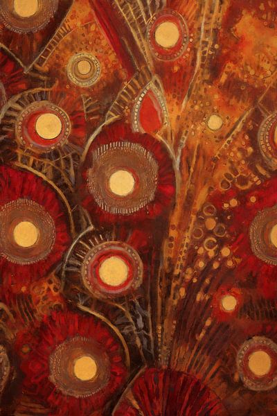 Rode Cirkelstructuren van Whale & Sons