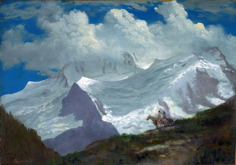 Albert Bierstadt, In the Rockies, 1863 by Atelier Liesjes