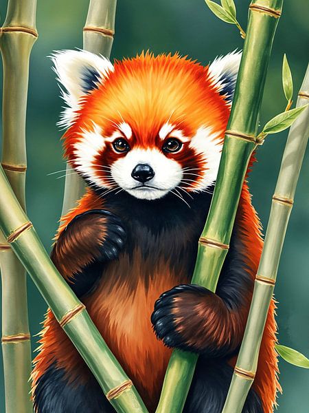 Roter Panda Baby von Rizal Azhari